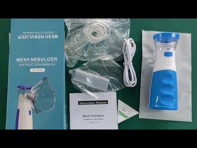 Portable Ultrasonic Rechargeable Mesh Nebulizer Machine - GrabNoww.In