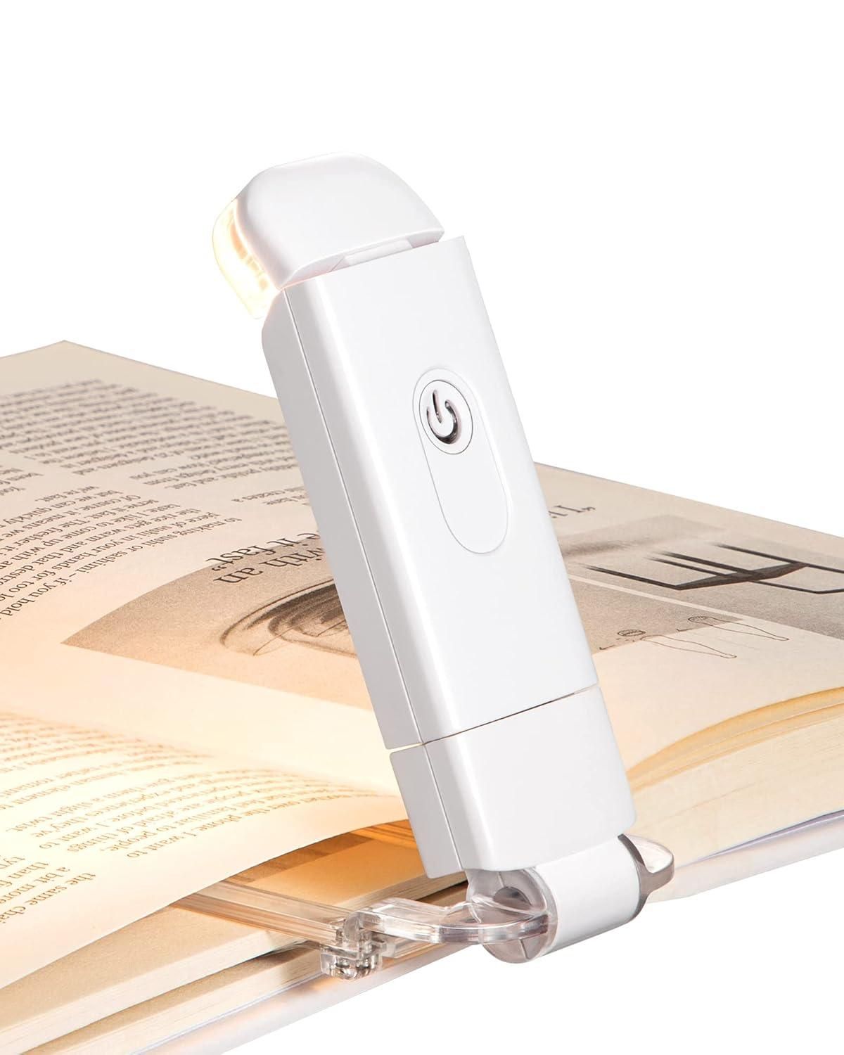 Usb Rechargeable Book Reading Light With Brightness Adjustable For Eye-Protection - GrabNoww.In