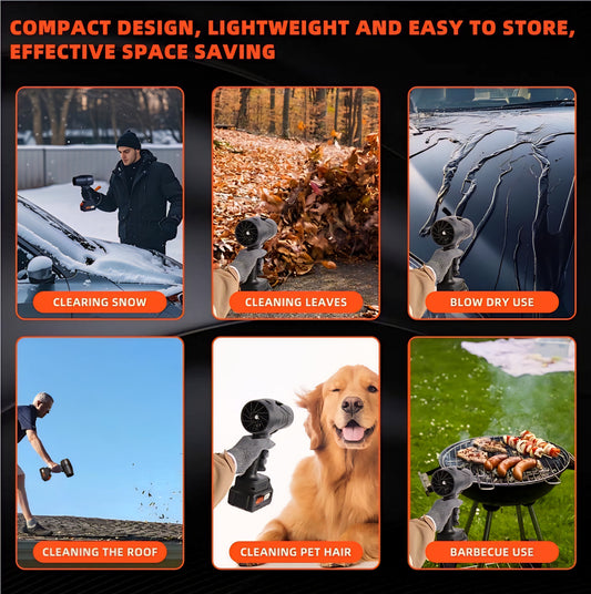 Cordless Turbo Jet Blower [Updated Version with Premium Quality] - GrabNoww.In